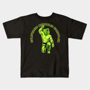 California bear - jiu jitsu , grappling nation Kids T-Shirt